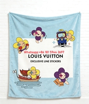 LV Vivid Mascot Flannel Throw Blanket 328